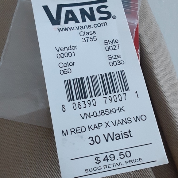 VANS Red Kap shorts - Picture 6 of 6